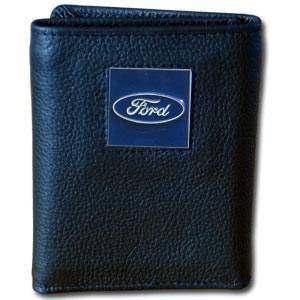 Ford Genuine Leather Tri-fold Wallet - Flyclothing LLC