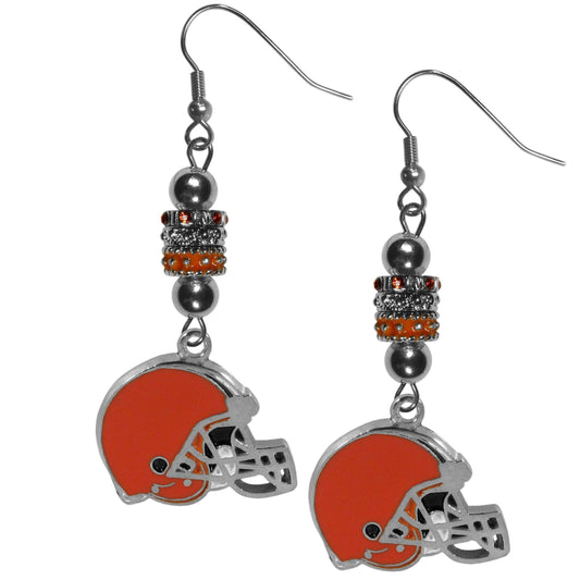 Cleveland Browns Euro Bead Earrings - Siskiyou Buckle