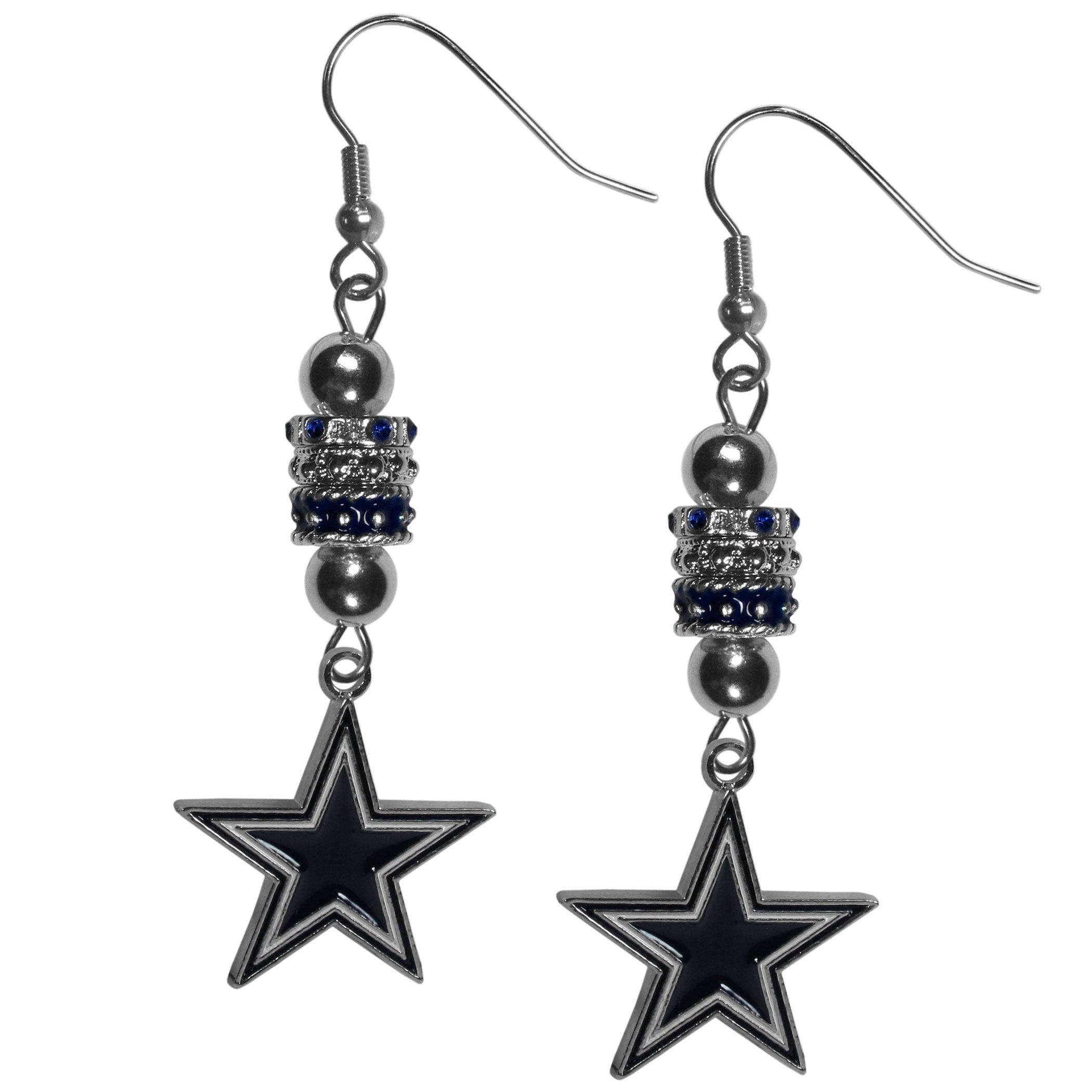 Dallas Cowboys Euro Bead Earrings - Flyclothing LLC