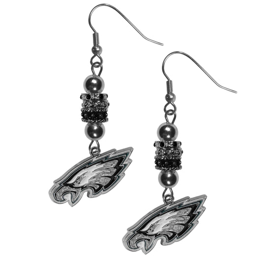 Philadelphia Eagles Euro Bead Earrings - Flyclothing LLC