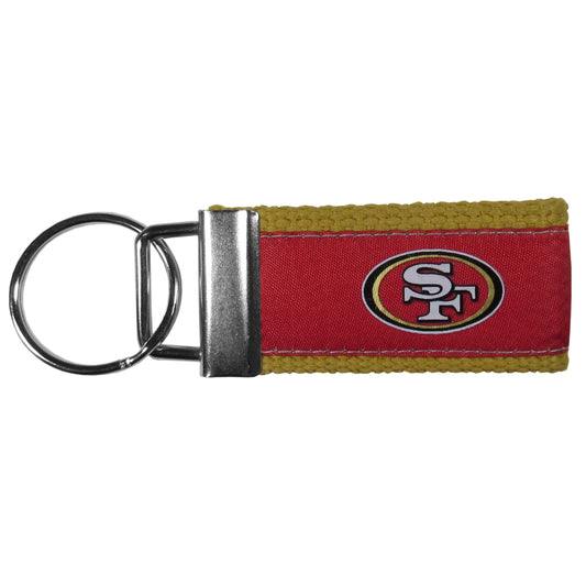 San Francisco 49ers Woven Key Chain