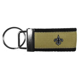 New Orleans Saints Woven Key Chain