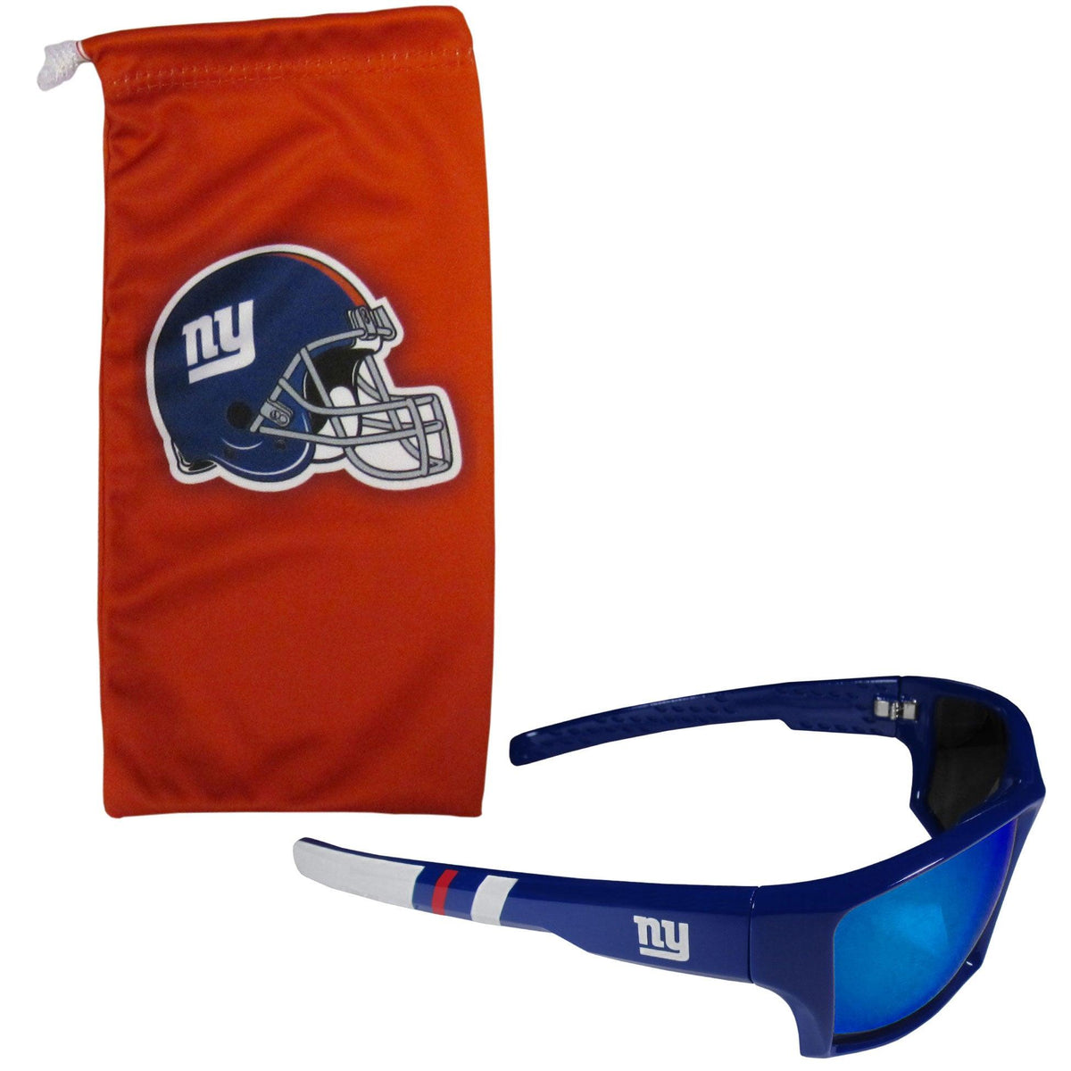 New York Giants Edge Wrap Sunglass and Bag Set - Flyclothing LLC