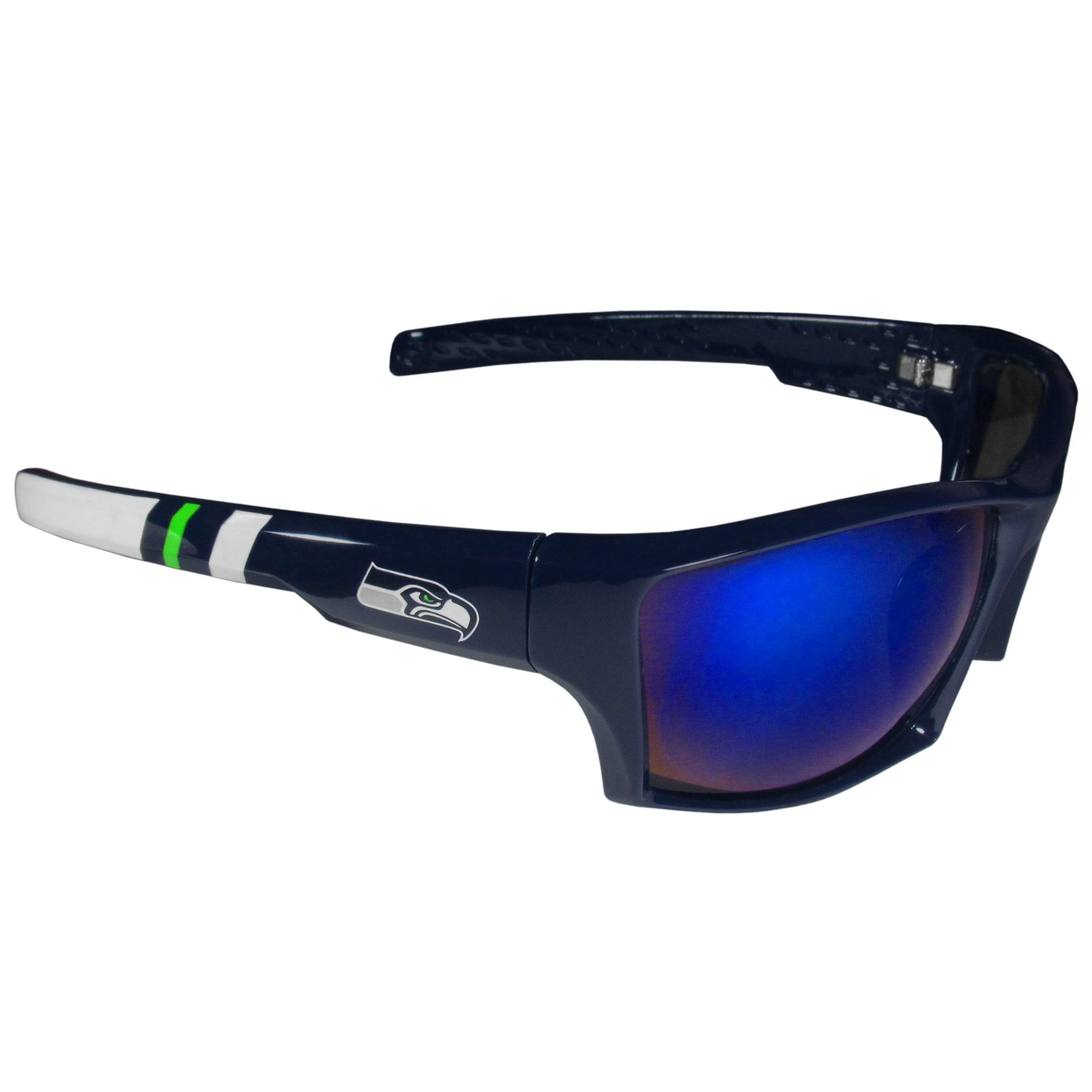 Seattle Seahawks Edge Wrap Sunglasses - Flyclothing LLC