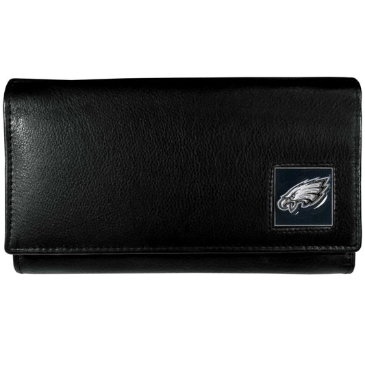 Philadelphia Eagles Leather Women's Wallet - Siskiyou Buckle