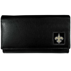 New Orleans Saints Leather Women's Wallet - Flyclothing LLC