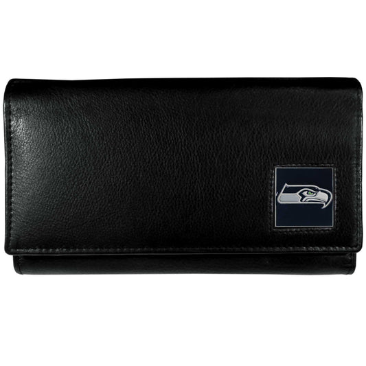 Seattle Seahawks Leather Women's Wallet - Flyclothing LLC