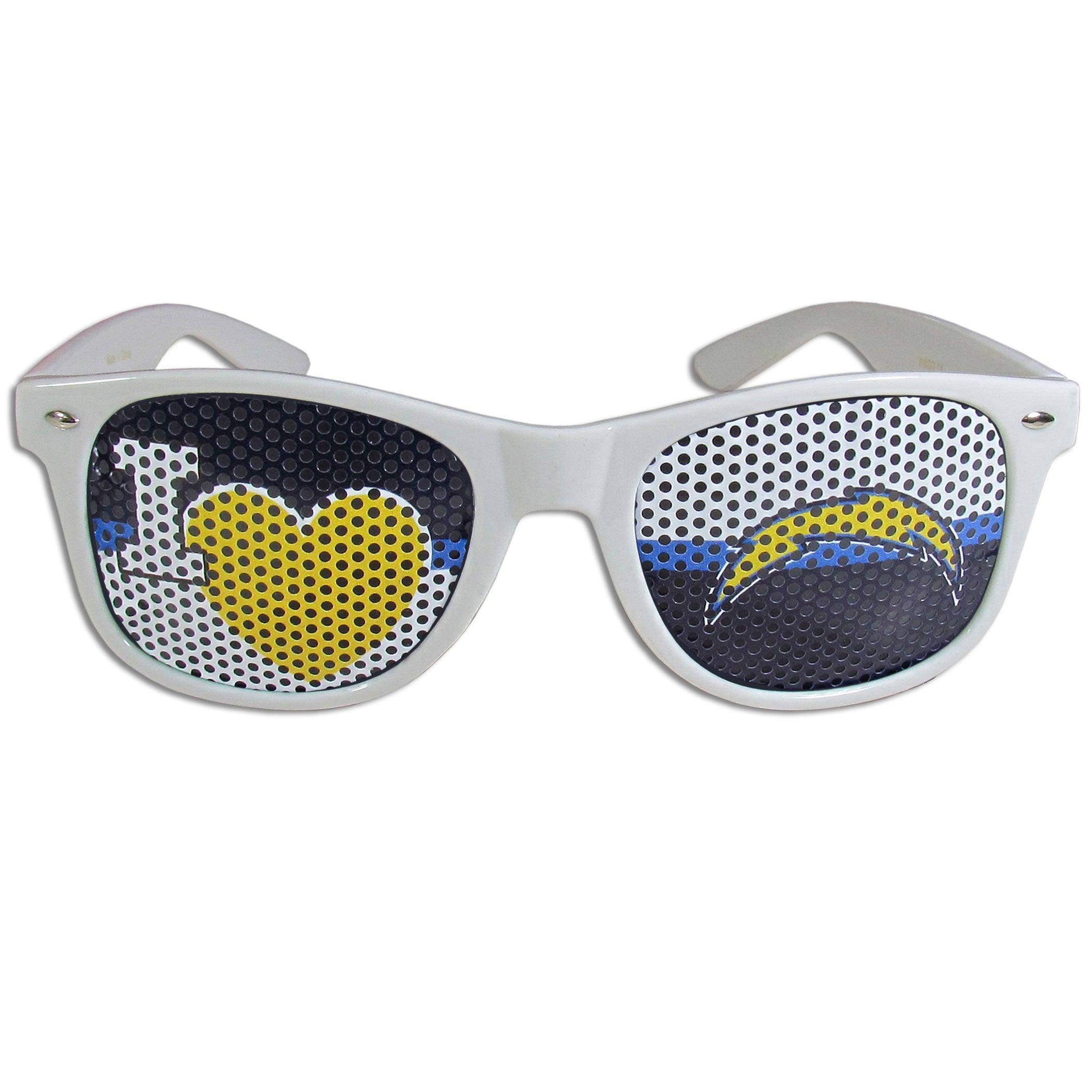 Los Angeles Chargers I Heart Game Day Shades - Flyclothing LLC