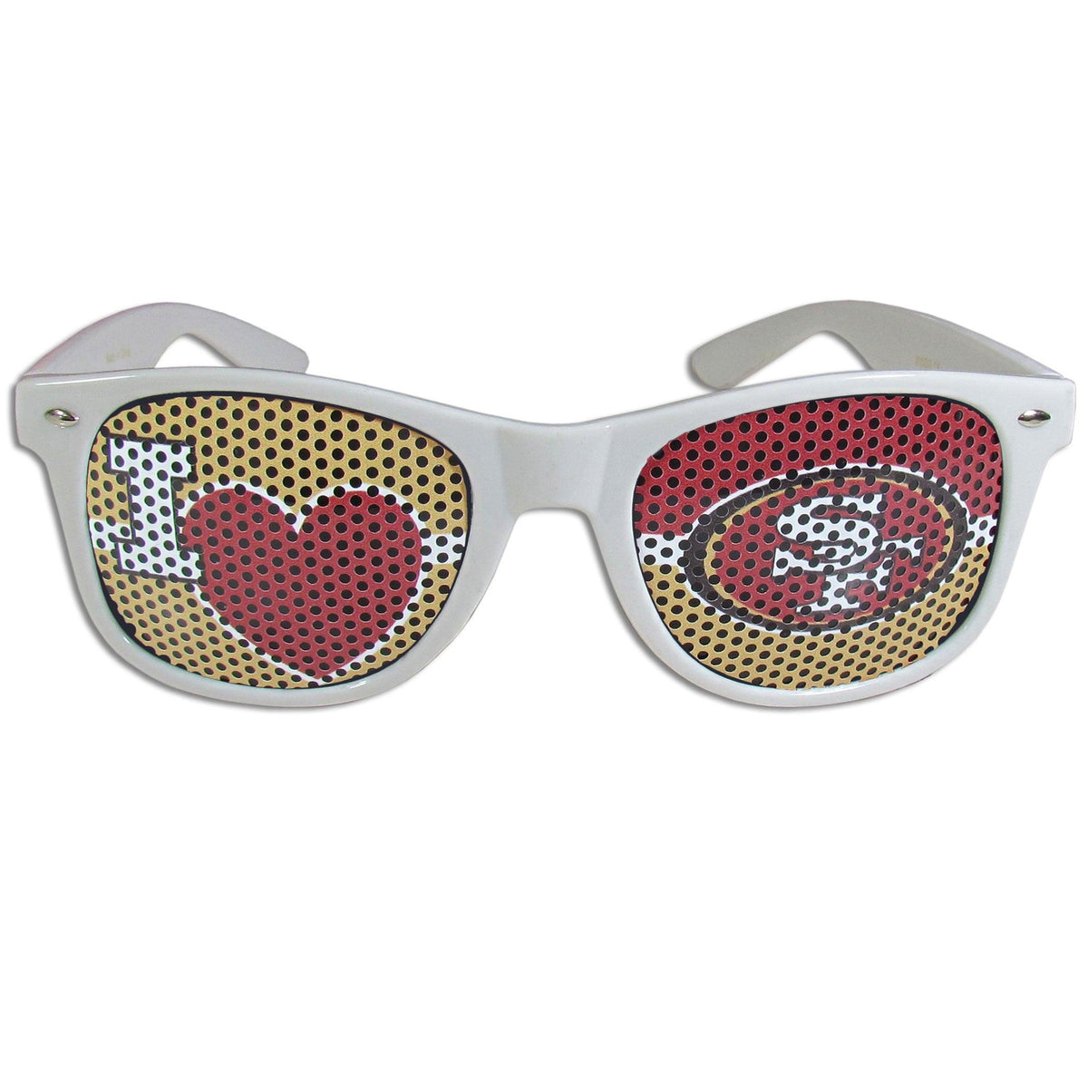 San Francisco 49ers I Heart Game Day Shades - Flyclothing LLC