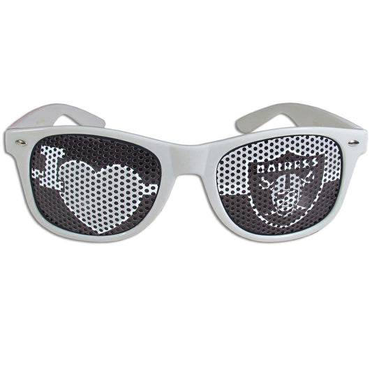 Las Vegas Raiders I Heart Game Day Shades - Flyclothing LLC