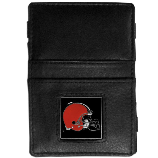 Cleveland Browns Leather Jacob's Ladder Wallet - Siskiyou Buckle