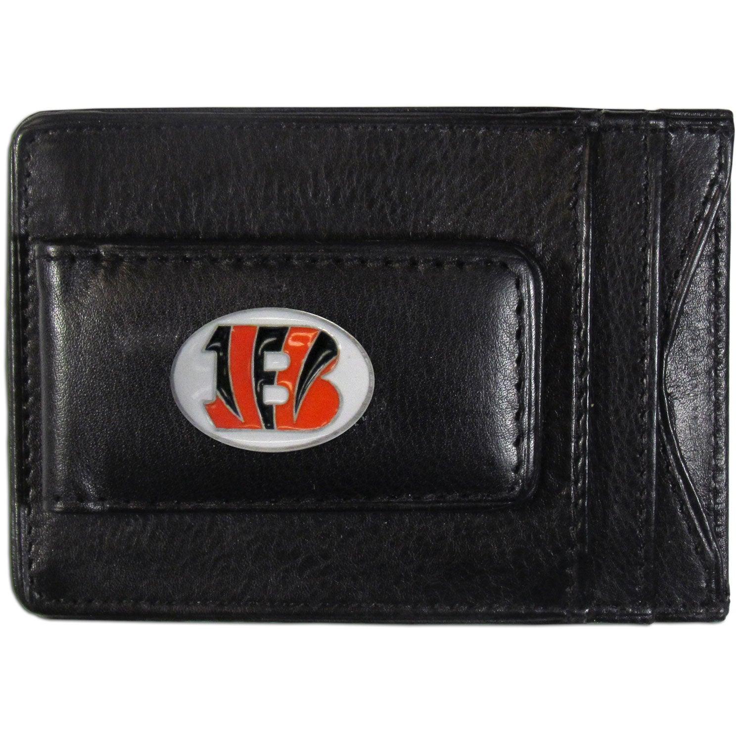 Cincinnati Bengals Leather Cash & Cardholder - Flyclothing LLC