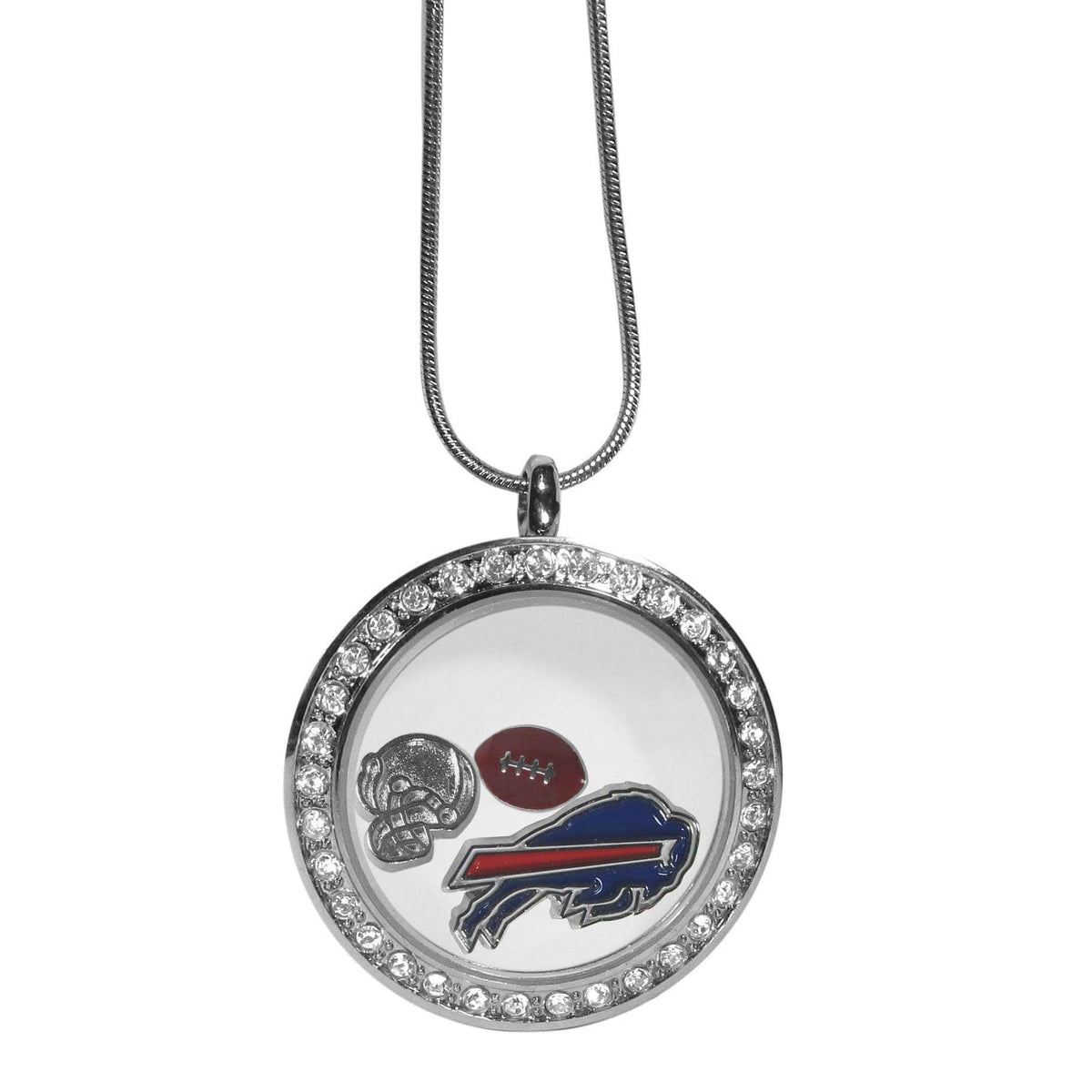 Buffalo Bills Locket Necklace - Siskiyou Buckle