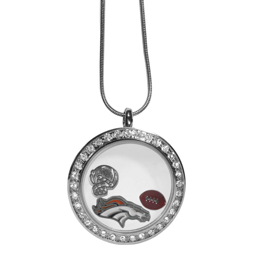 Denver Broncos Locket Necklace - Flyclothing LLC