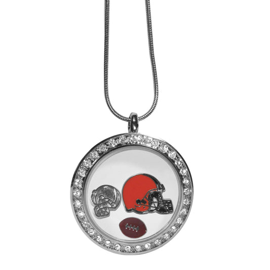 Cleveland Browns Locket Necklace - Flyclothing LLC