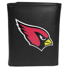 Arizona Cardinals Leather Tri-fold Wallet, Large Logo - Flyclothing LLC