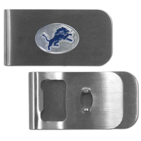 Detroit Lions Bottle Opener Money Clip - Siskiyou Buckle