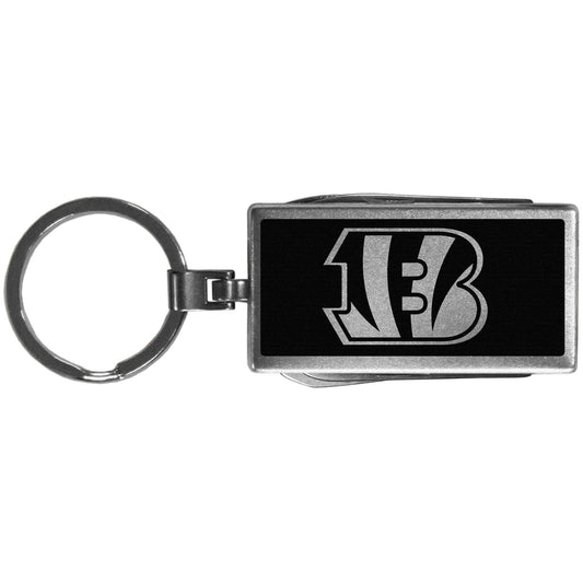 Cincinnati Bengals Multi-tool Key Chain, Black - Flyclothing LLC