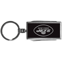 New York Jets Multi-tool Key Chain, Black - Flyclothing LLC