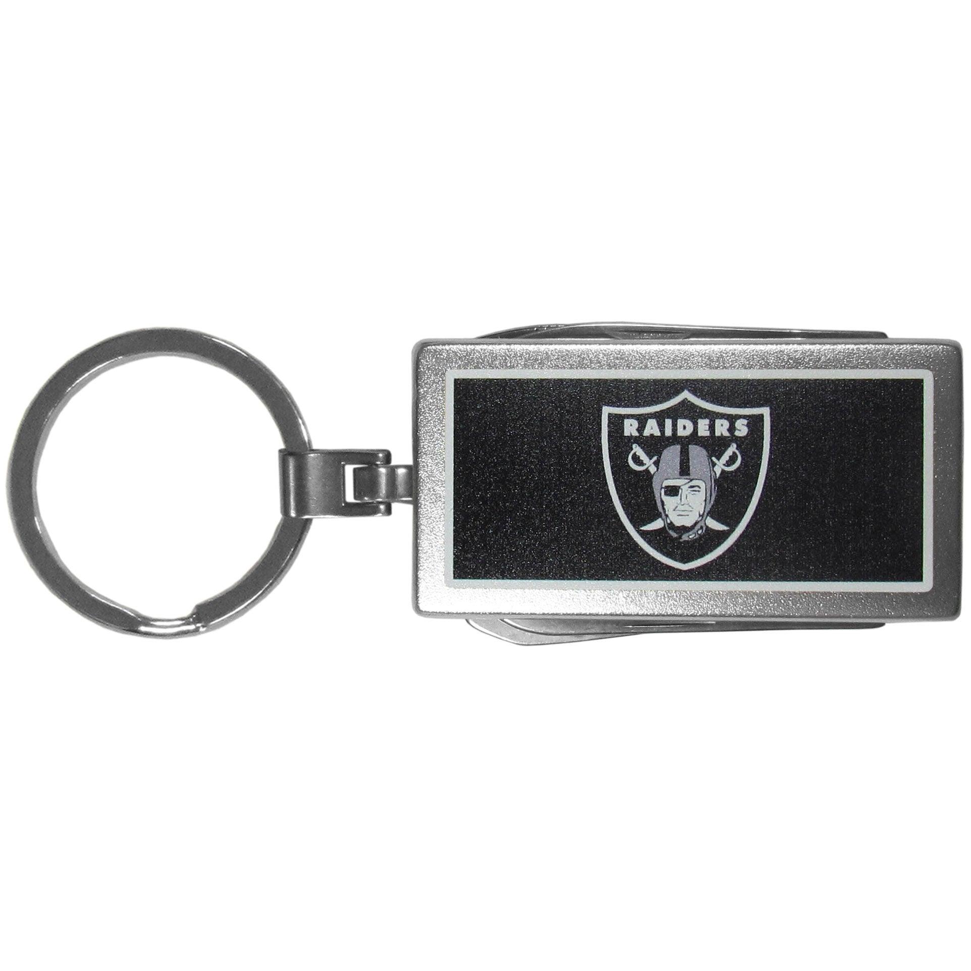 Las Vegas Raiders Multi-tool Key Chain, Logo - Flyclothing LLC