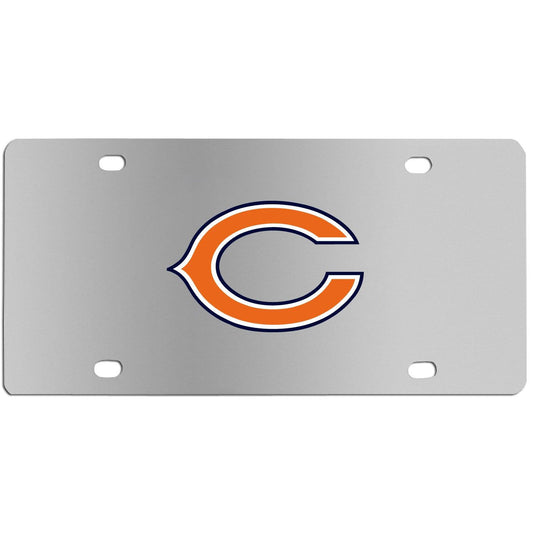 Chicago Bears Steel License Plate Wall Plaque - Siskiyou Buckle