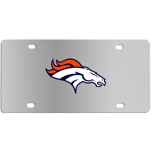 Denver Broncos Steel License Plate Wall Plaque - Flyclothing LLC