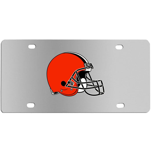 Cleveland Browns Steel License Plate Wall Plaque - Siskiyou Buckle