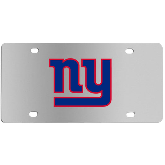 New York Giants Steel License Plate Wall Plaque - Siskiyou Buckle