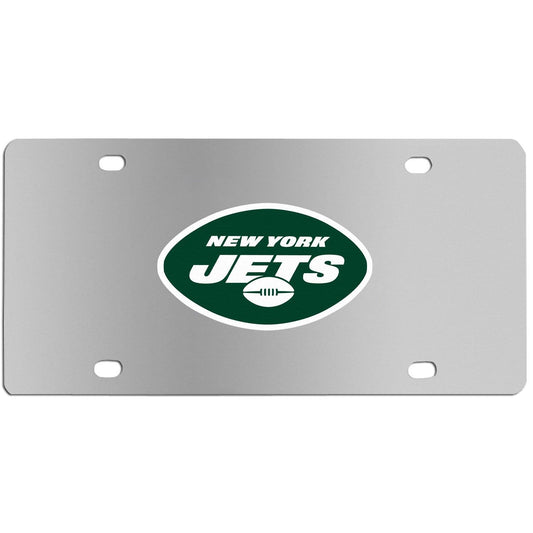 New York Jets Steel License Plate Wall Plaque - Siskiyou Buckle