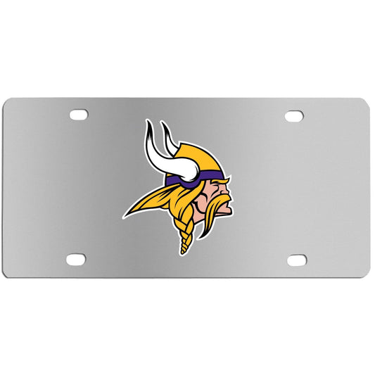 Minnesota Vikings Steel License Plate Wall Plaque - Flyclothing LLC