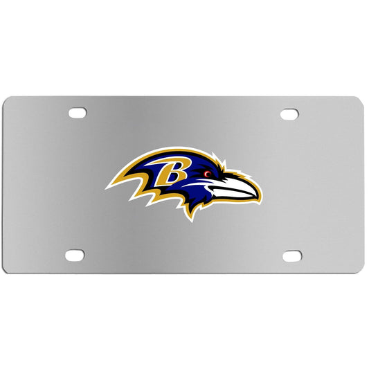 Baltimore Ravens Steel License Plate Wall Plaque - Siskiyou Buckle