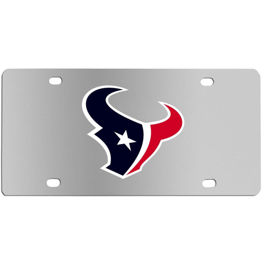 Houston Texans Steel License Plate Wall Plaque - Siskiyou Buckle