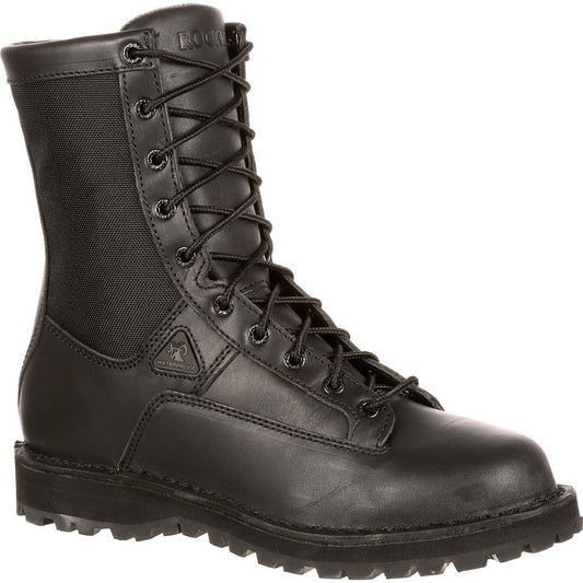 Rocky Portland Lace-to-Toe Waterproof Public Service Boots - Rocky