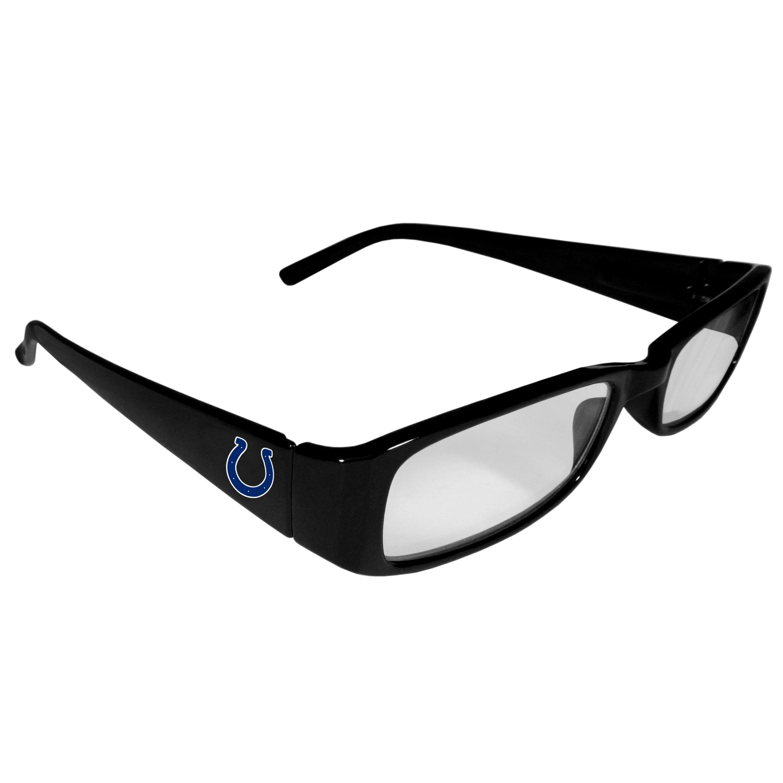 Indianapolis Colts Printed Reading Glasses, +1.50 - Flyclothing LLC