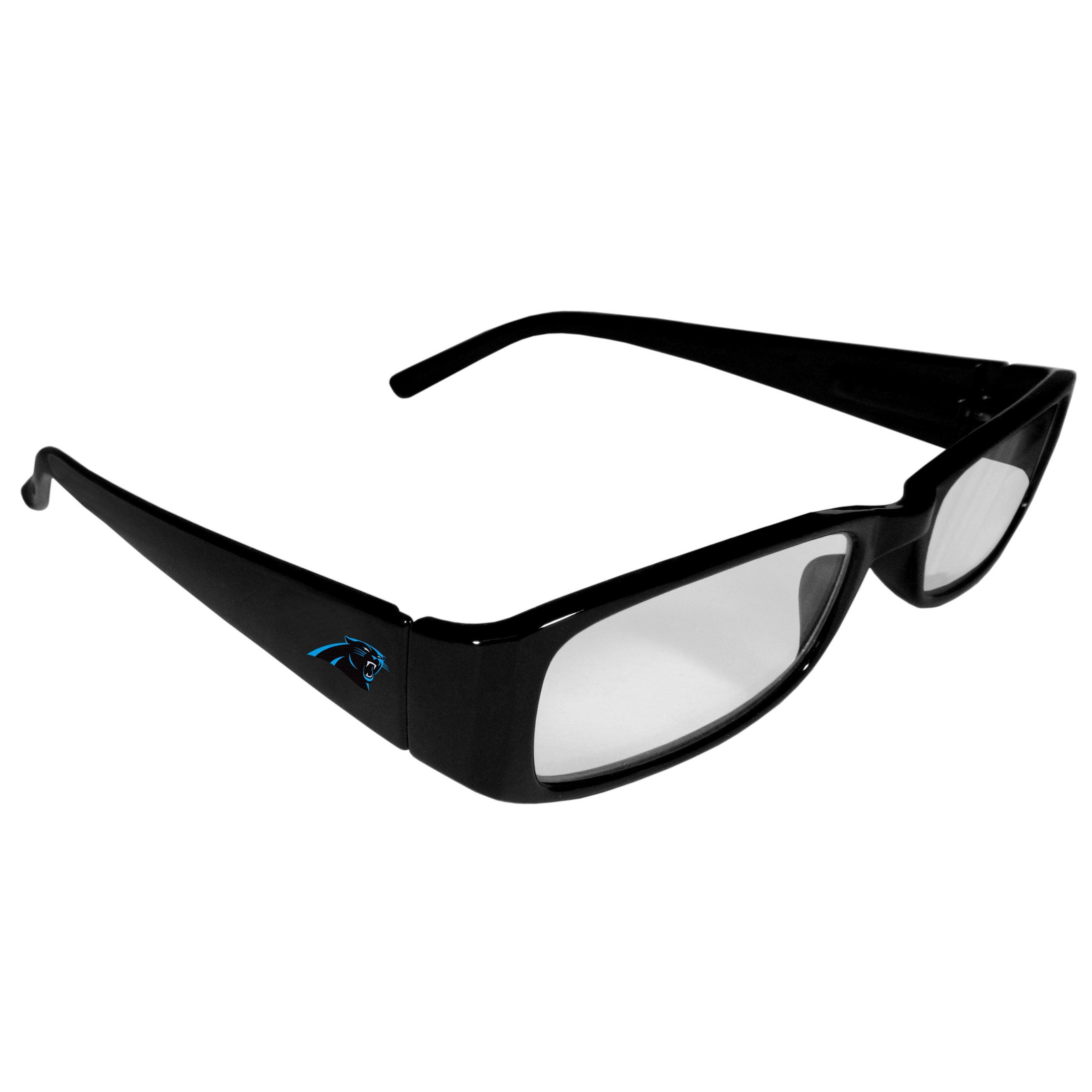 Carolina Panthers Printed Reading Glasses, +2.00 - Flyclothing LLC