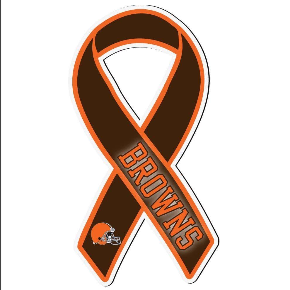 Cleveland Browns Ribbon Magnet - Siskiyou Buckle