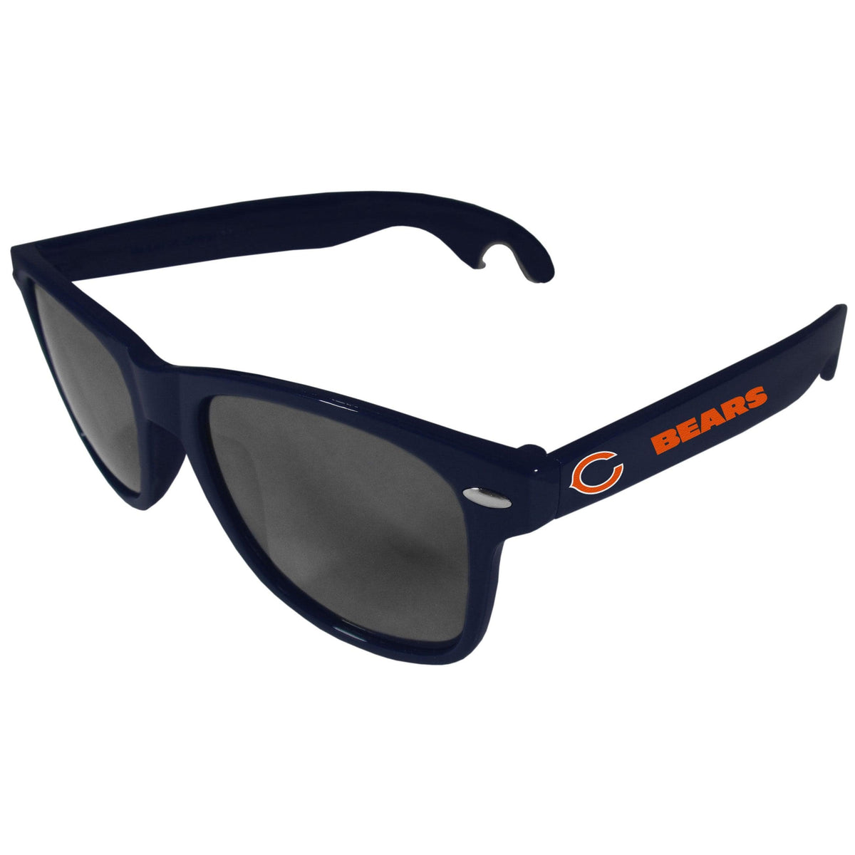 Chicago Bears Beachfarer Bottle Opener Sunglasses, Dark Blue - Siskiyou Buckle