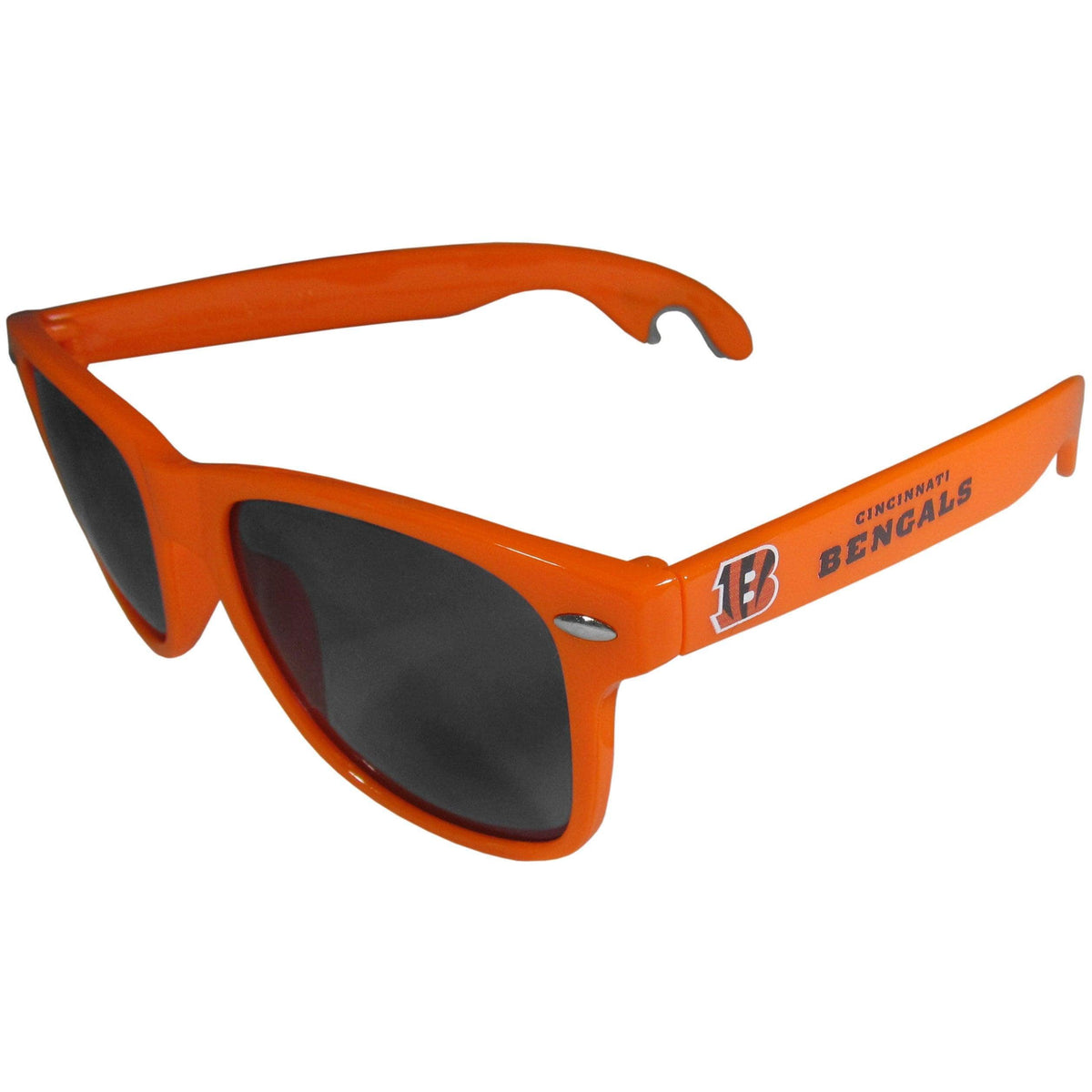 Cincinnati Bengals Beachfarer Bottle Opener Sunglasses, Orange - Siskiyou Buckle