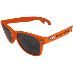 Denver Broncos Beachfarer Bottle Opener Sunglasses, Orange - Flyclothing LLC