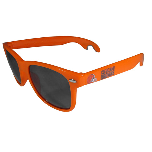 Cleveland Browns Beachfarer Bottle Opener Sunglasses, Orange - Siskiyou Buckle