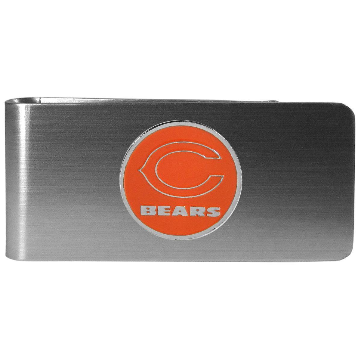 Chicago Bears Steel Money Clip, Round - Siskiyou Buckle