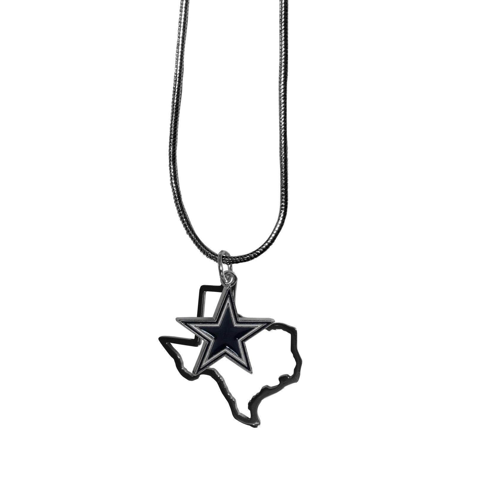 Dallas Cowboys State Charm Necklace - Flyclothing LLC