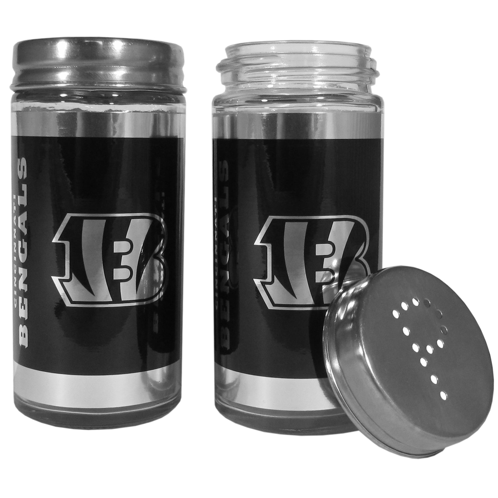 Cincinnati Bengals Black Salt & Pepper Shaker