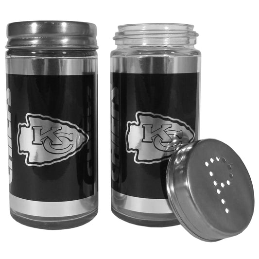 Kansas City Chiefs Black Salt & Pepper Shaker