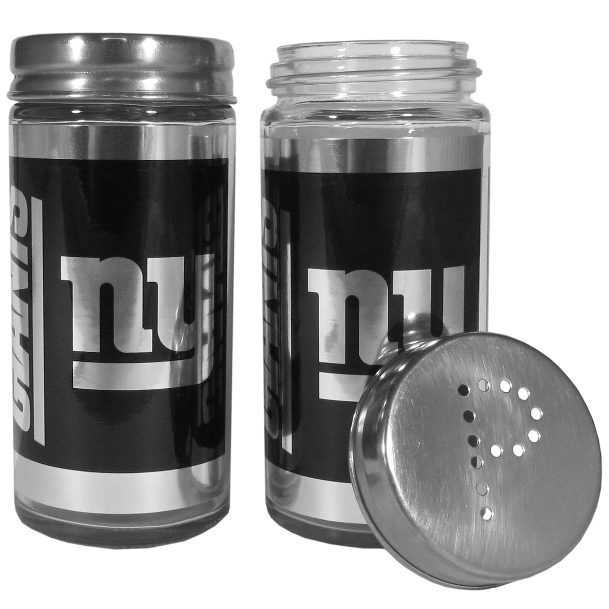 New York Giants Black Salt & Pepper Shaker