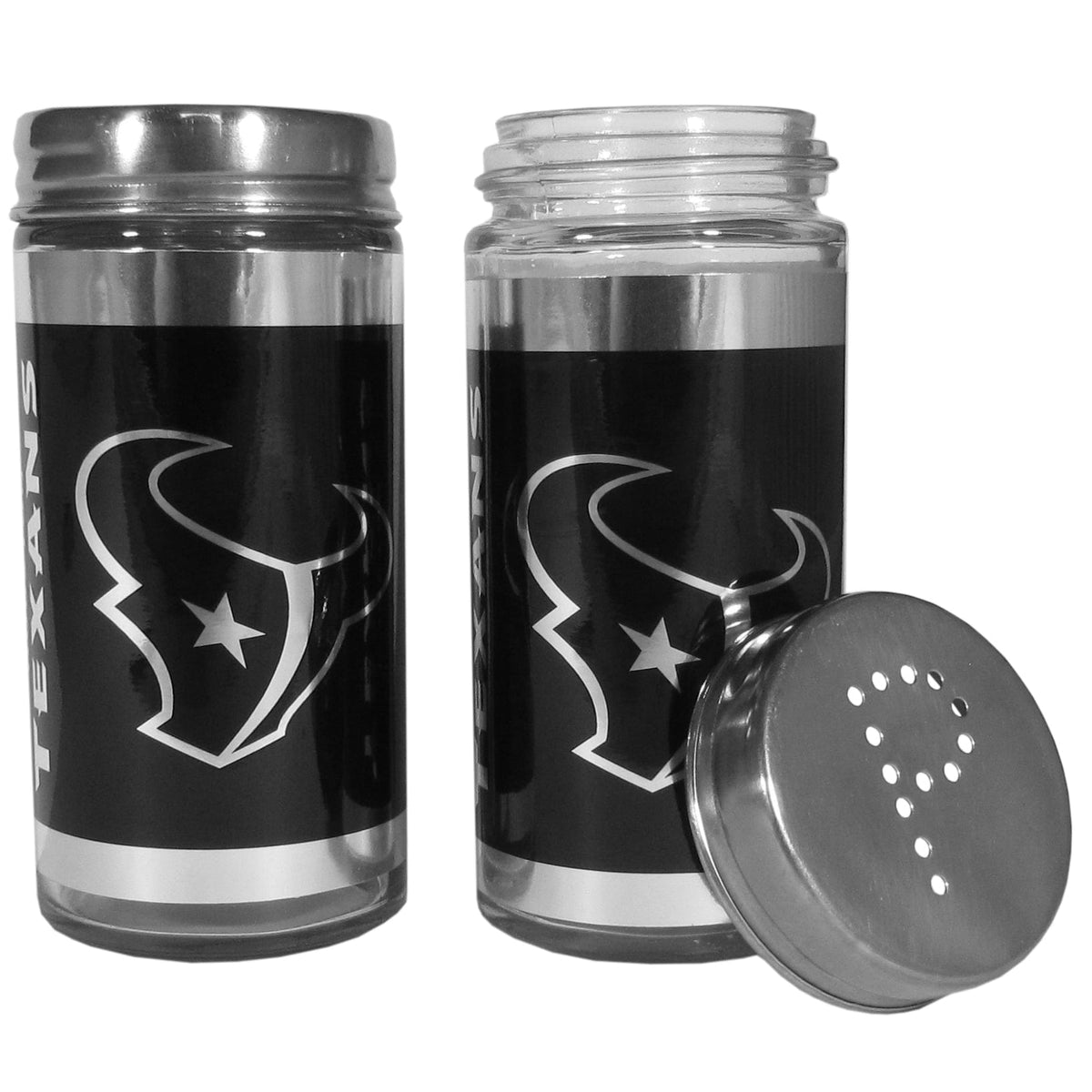 Houston Texans Black Salt & Pepper Shaker - Siskiyou Buckle