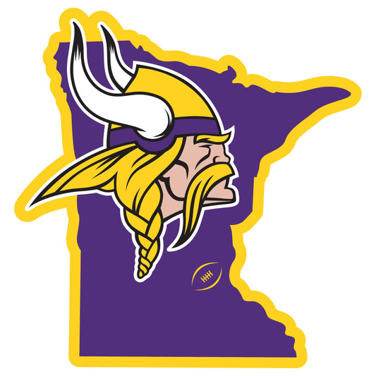 Minnesota Vikings Home State 11 Inch Magnet - Flyclothing LLC