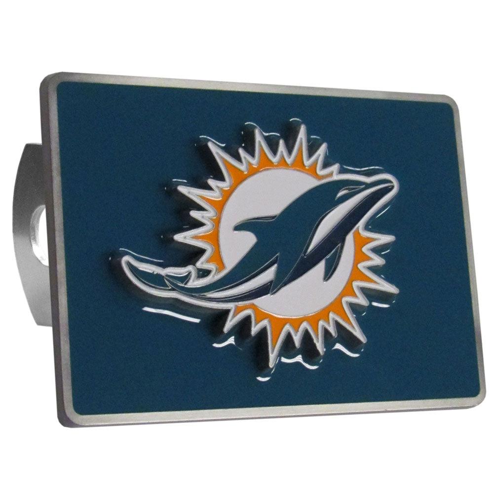 Miami Dolphins Hitch Cover Class II and Class III Metal Plugs - Flyclothing LLC