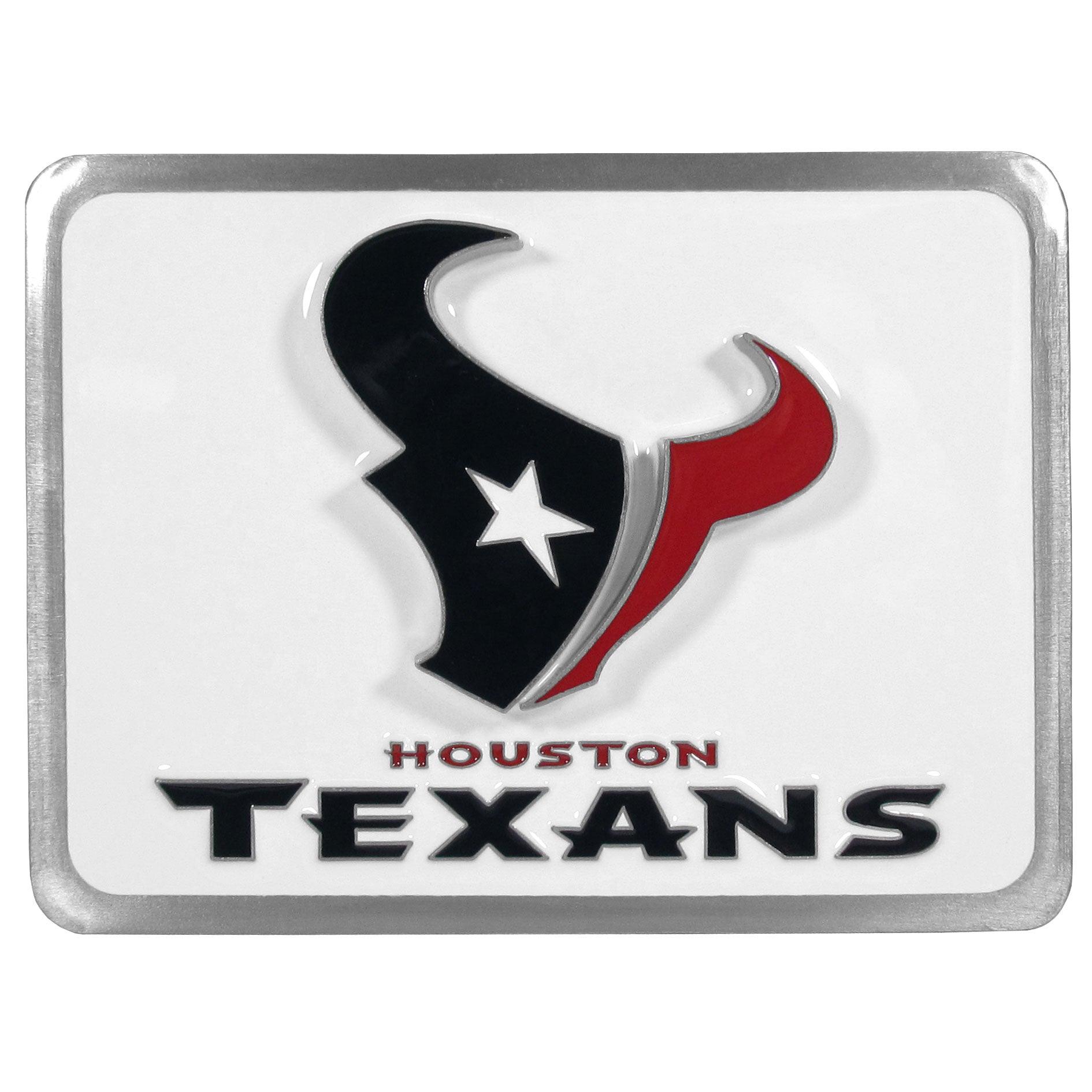 Houston Texans Hitch Cover Class II and Class III Metal Plugs - Siskiyou Buckle