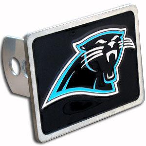 Carolina Panthers Hitch Cover Class II and Class III Metal Plugs - Siskiyou Buckle